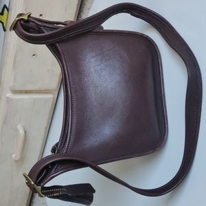 Coach Janice Legacy Black Leather Shoulder Crossbody Bag Purse Vintage #…